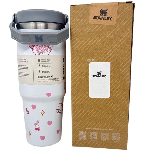 Stanley x Hello Kitty Quencher H2.0 Tumbler 30oz Stainless Steel Vacuum Insulate - Picture 4 of 5